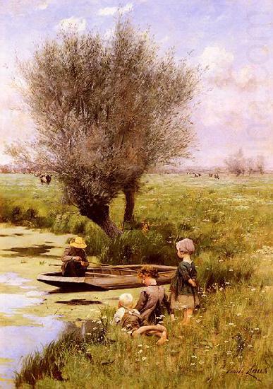 Afternoon Along The River, Emile Claus